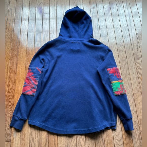 Tackma brand Hoodie with unique two zipper front sz L - Picture 10 of 12
